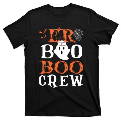 Er Boo Boo Crew Cute Ghost Nurse Halloween Costume Nursing T-Shirt