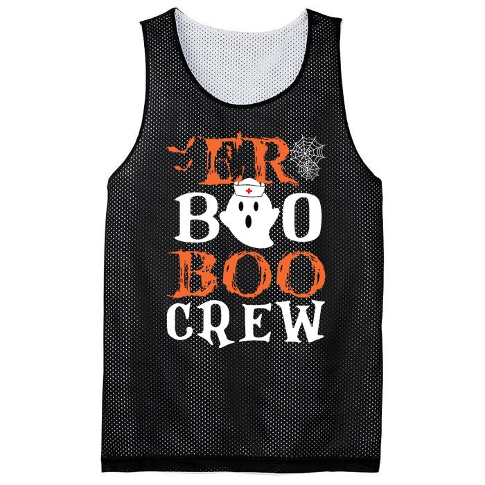 Er Boo Boo Crew Cute Ghost Nurse Halloween Costume Nursing Mesh Reversible Basketball Jersey Tank