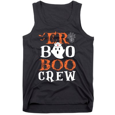 Er Boo Boo Crew Cute Ghost Nurse Halloween Costume Nursing Tank Top