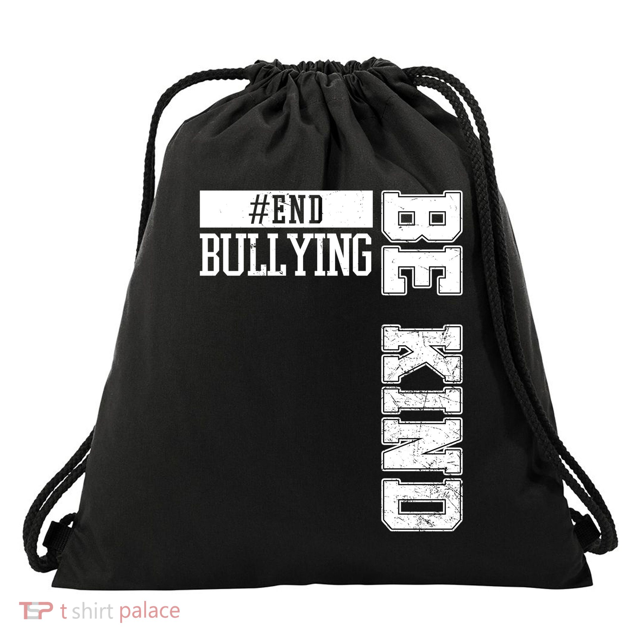 End Bullying Be Kind Awareness Drawstring Bag