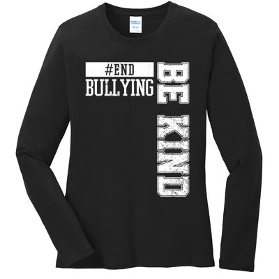 End Bullying Be Kind Awareness Ladies Long Sleeve Shirt