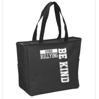 End Bullying Be Kind Awareness Zip Tote Bag