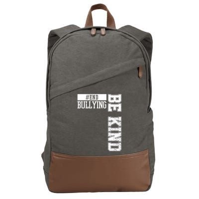 End Bullying Be Kind Awareness Cotton Canvas Backpack