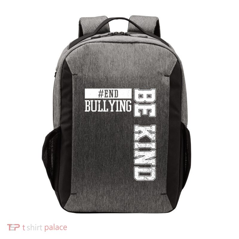 End Bullying Be Kind Awareness Vector Backpack