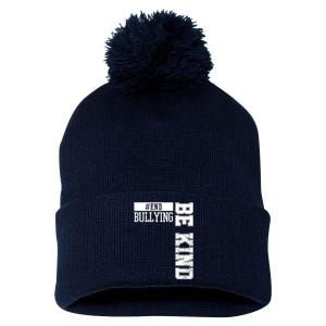 End Bullying Be Kind Awareness Pom Pom 12in Knit Beanie