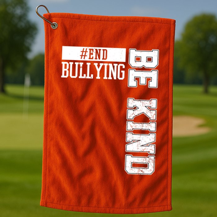 End Bullying Be Kind Awareness Golf Towel