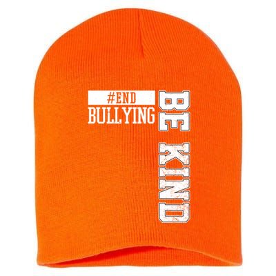 End Bullying Be Kind Awareness Short Acrylic Beanie
