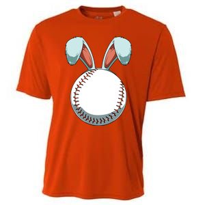 Easter Baseball Ball Easter Day Funny Easter Bunny Baseball Great Gift Cooling Performance Crew T-Shirt