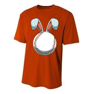 Easter Baseball Ball Easter Day Funny Easter Bunny Baseball Great Gift Performance Sprint T-Shirt