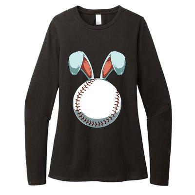 Easter Baseball Ball Easter Day Funny Easter Bunny Baseball Great Gift Womens CVC Long Sleeve Shirt