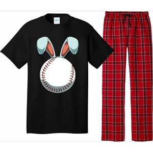 Easter Baseball Ball Easter Day Funny Easter Bunny Baseball Great Gift Pajama Set