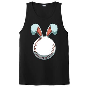 Easter Baseball Ball Easter Day Funny Easter Bunny Baseball Great Gift PosiCharge Competitor Tank