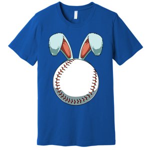 Easter Baseball Ball Easter Day Funny Easter Bunny Baseball Great Gift Premium T-Shirt