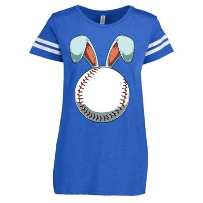 Easter Baseball Ball Easter Day Funny Easter Bunny Baseball Great Gift Enza Ladies Jersey Football T-Shirt