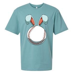 Easter Baseball Ball Easter Day Funny Easter Bunny Baseball Great Gift Sueded Cloud Jersey T-Shirt