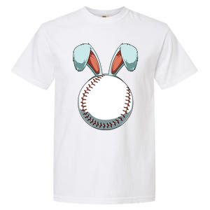 Easter Baseball Ball Easter Day Funny Easter Bunny Baseball Great Gift Garment-Dyed Heavyweight T-Shirt