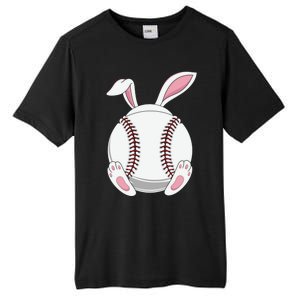 Easter Baseball Ball Easter Day Funny Easter Bunny Baseball Gift Tall Fusion ChromaSoft Performance T-Shirt