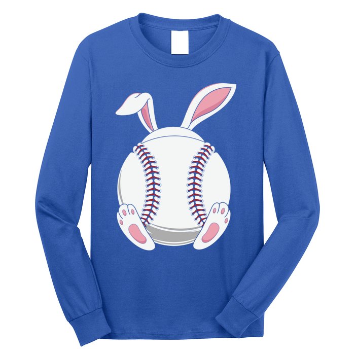 Easter Baseball Ball Easter Day Funny Easter Bunny Baseball Gift Long Sleeve Shirt