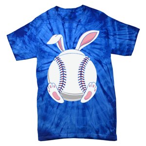 Easter Baseball Ball Easter Day Funny Easter Bunny Baseball Gift Tie-Dye T-Shirt