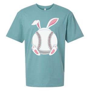 Easter Baseball Ball Easter Day Funny Easter Bunny Baseball Gift Sueded Cloud Jersey T-Shirt