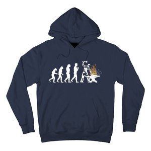 Evolution Blacksmith Blacksmithing Knifemaker Gift Tee Hoodie