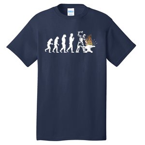 Evolution Blacksmith Blacksmithing Knifemaker Gift Tee Tall T-Shirt