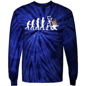 Evolution Blacksmith Blacksmithing Knifemaker Gift Tee Tie-Dye Long Sleeve Shirt