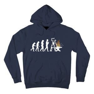 Evolution Blacksmith Blacksmithing Knifemaker Gift Tee Tall Hoodie