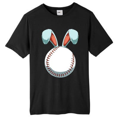 Easter Baseball Ball Easter Day Funny Easter Bunny Baseball Gift Tall Fusion ChromaSoft Performance T-Shirt