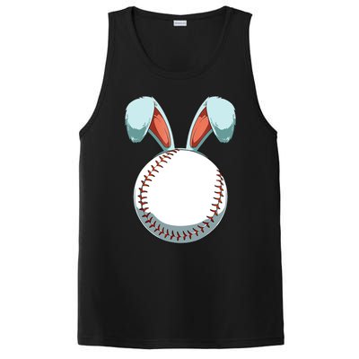 Easter Baseball Ball Easter Day Funny Easter Bunny Baseball Gift PosiCharge Competitor Tank