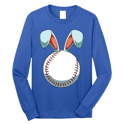 Easter Baseball Ball Easter Day Funny Easter Bunny Baseball Gift Long Sleeve Shirt