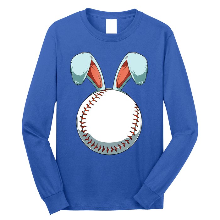 Easter Baseball Ball Easter Day Funny Easter Bunny Baseball Gift Long Sleeve Shirt