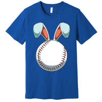 Easter Baseball Ball Easter Day Funny Easter Bunny Baseball Gift Premium T-Shirt