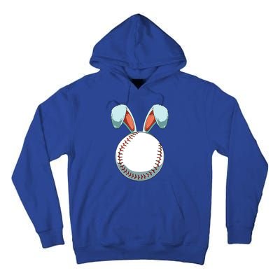 Easter Baseball Ball Easter Day Funny Easter Bunny Baseball Gift Tall Hoodie