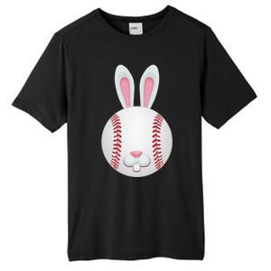 Easter Baseball Ball Egg Bunny Ears Funny Player Gift Tall Fusion ChromaSoft Performance T-Shirt