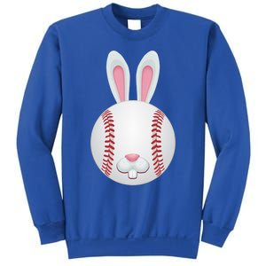 Easter Baseball Ball Egg Bunny Ears Funny Player Gift Sweatshirt