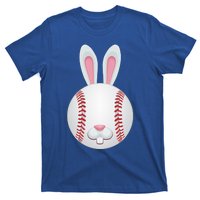 Easter Baseball Ball Egg Bunny Ears Funny Player Gift T-Shirt