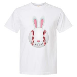 Easter Baseball Ball Egg Bunny Ears Funny Player Gift Garment-Dyed Heavyweight T-Shirt