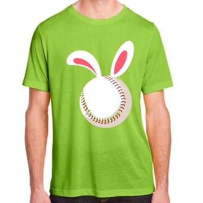 Easter Baseball Bunny Ears Happpy Easter Day Gift Adult ChromaSoft Performance T-Shirt