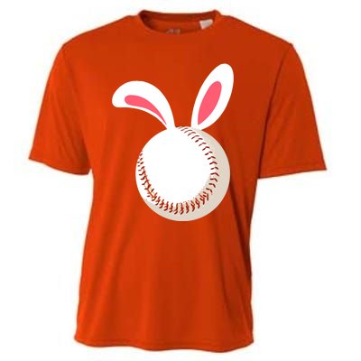 Easter Baseball Bunny Ears Happpy Easter Day Gift Cooling Performance Crew T-Shirt