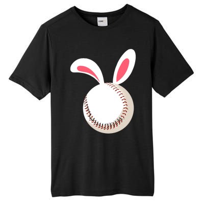 Easter Baseball Bunny Ears Happpy Easter Day Gift Tall Fusion ChromaSoft Performance T-Shirt