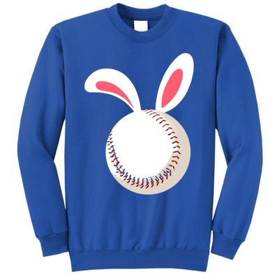 Easter Baseball Bunny Ears Happpy Easter Day Gift Tall Sweatshirt