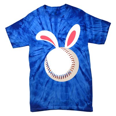 Easter Baseball Bunny Ears Happpy Easter Day Gift Tie-Dye T-Shirt