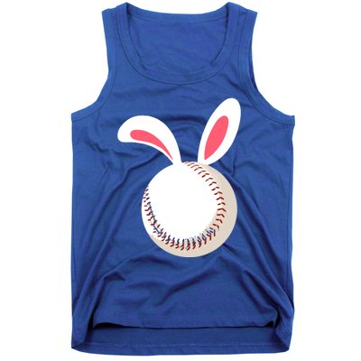 Easter Baseball Bunny Ears Happpy Easter Day Gift Tank Top