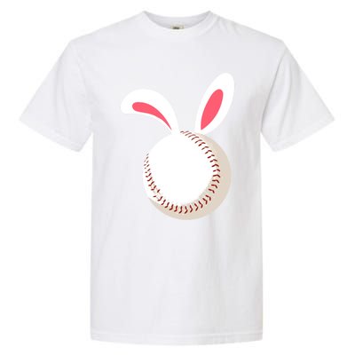 Easter Baseball Bunny Ears Happpy Easter Day Gift Garment-Dyed Heavyweight T-Shirt