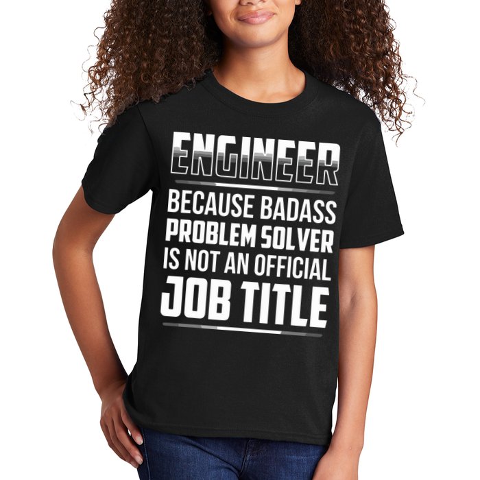Engineer Because Badass Problem Solver Is Not An Job Title Kids T-Shirt