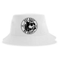 Eat Beef Be Happy Funny Gift Sustainable Bucket Hat