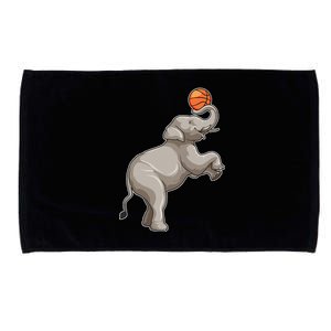 Elephant Basketball Basketball Player Sports Microfiber Hand Towel