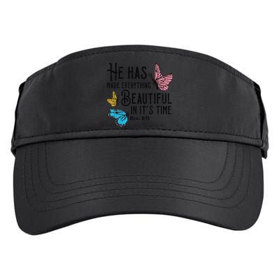 Everything Beautiful Bible Verse God Jesus Christian Gift Adult Drive Performance Visor