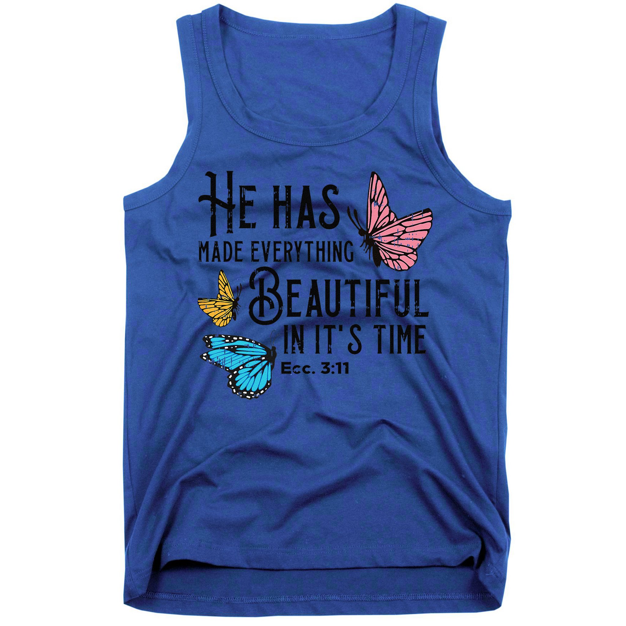 Everything Beautiful Bible Verse God Jesus Christian Gift Tank Top